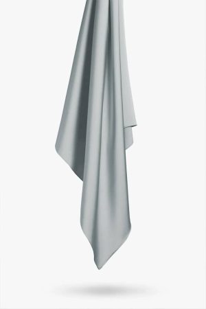 Satin Hijab - Soft Silver