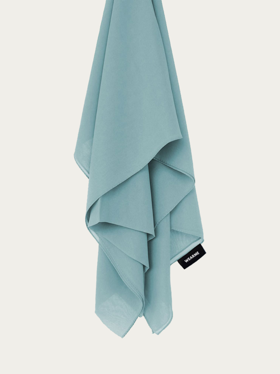 Chiffon Hijab - Danube Blue