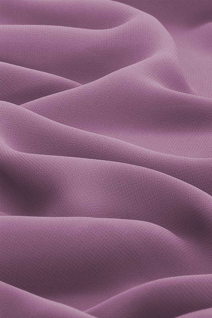 Premium Chiffon Hijab - Purple - Material