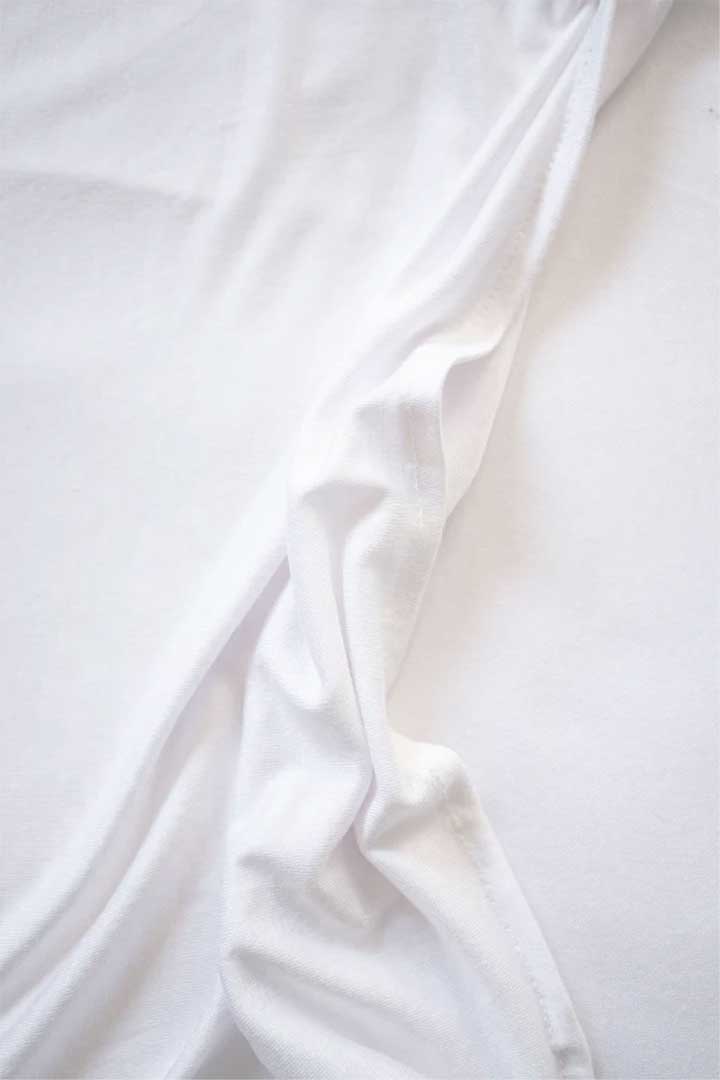 Luxury Jersey Hijab - Pure White - Material