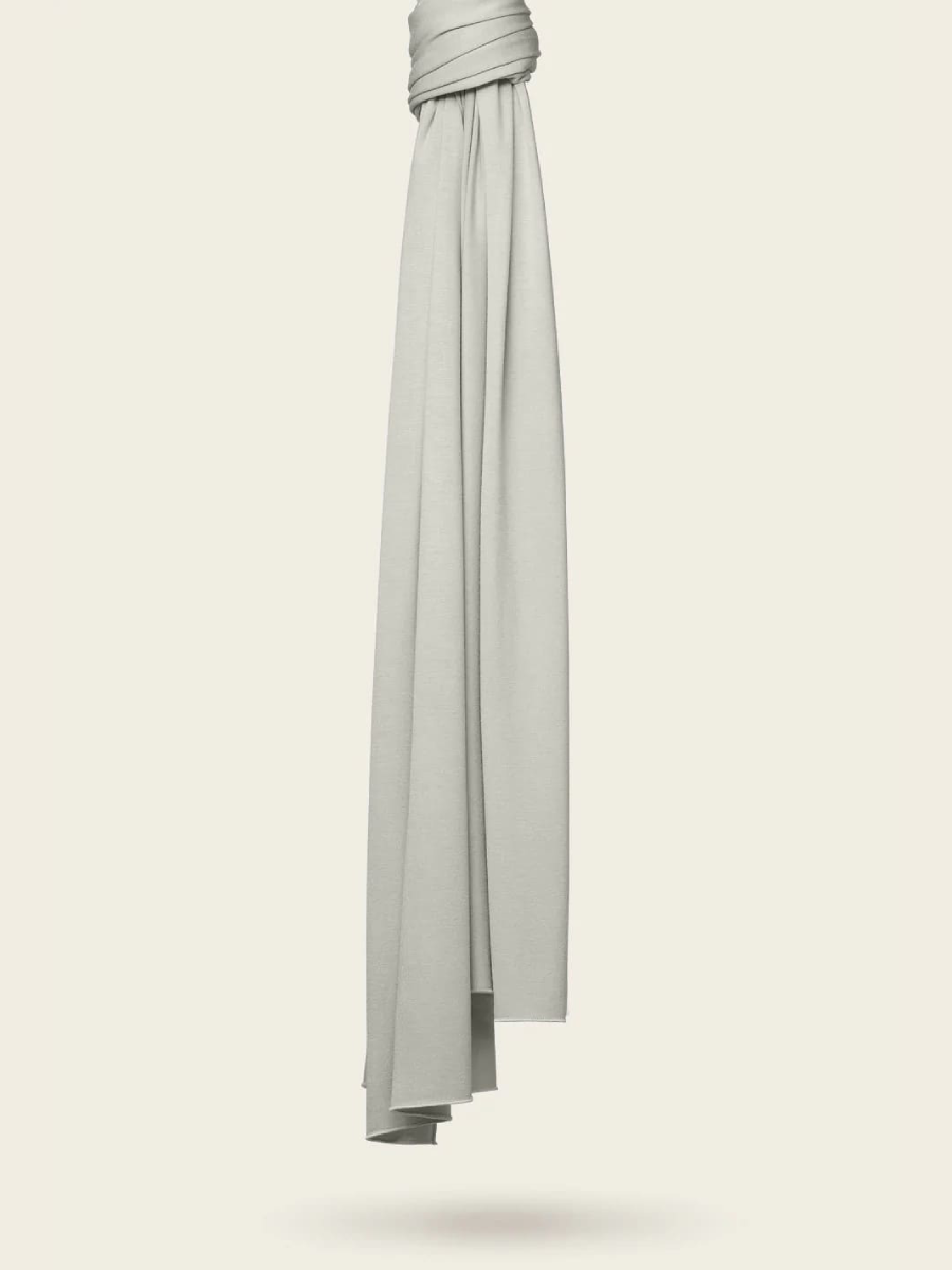 Bamboo Jersey Hijab - Silver Sand