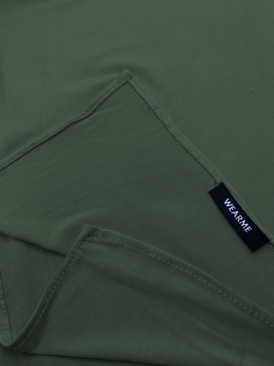 Bamboo Jersey - Moss Green Material