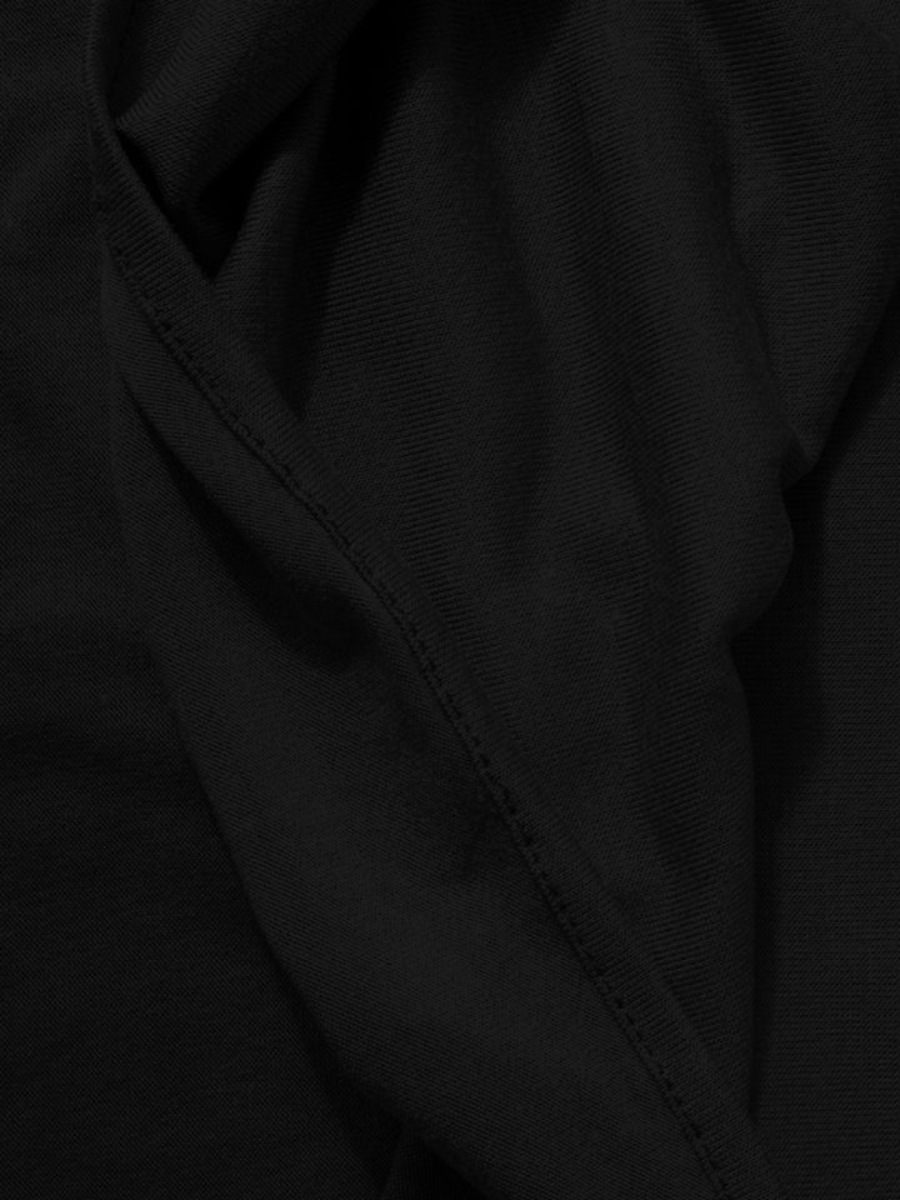 Bamboo Jersey - Soft Black Material