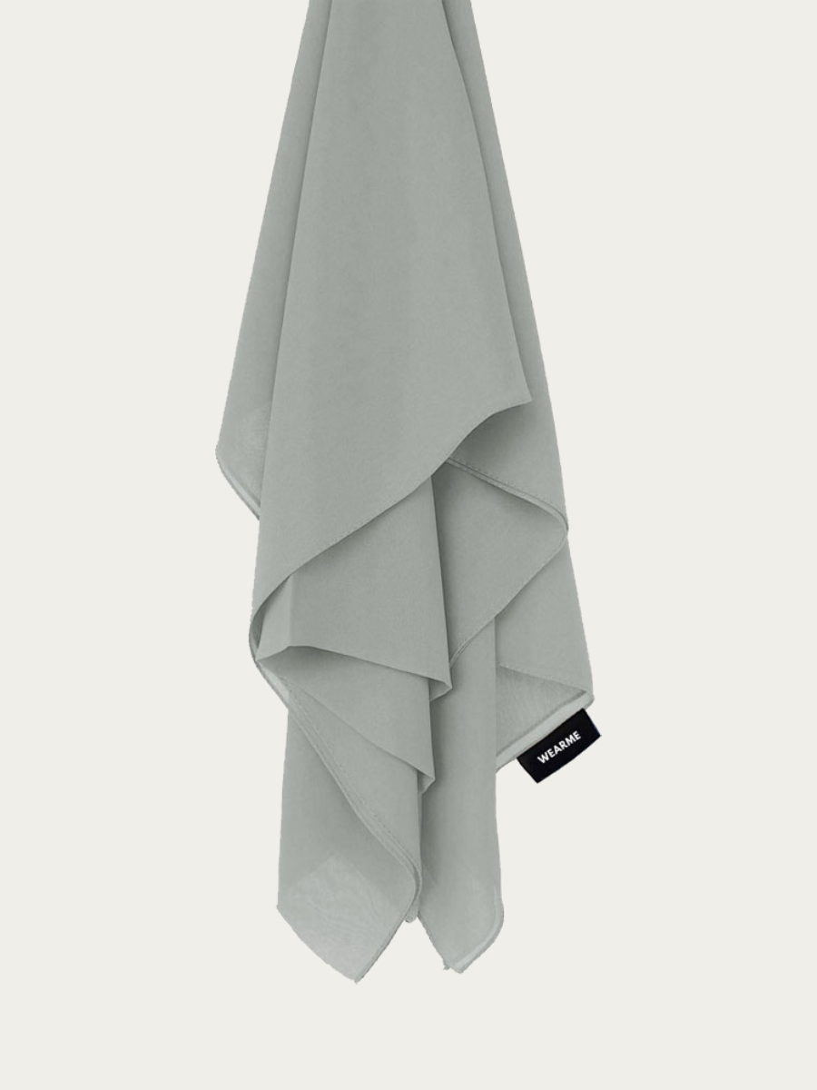 Chiffon Hijab - Grey