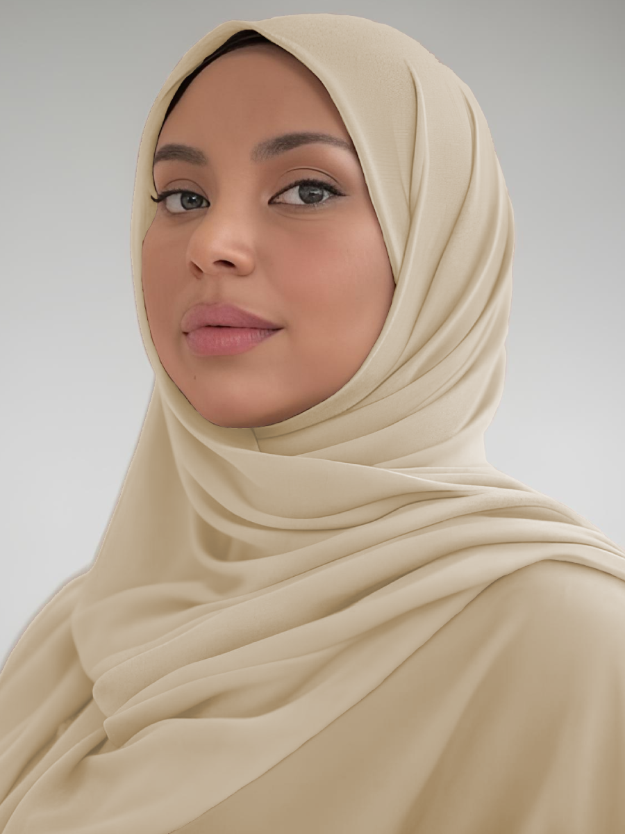 Chiffon Hijab - Linen Model