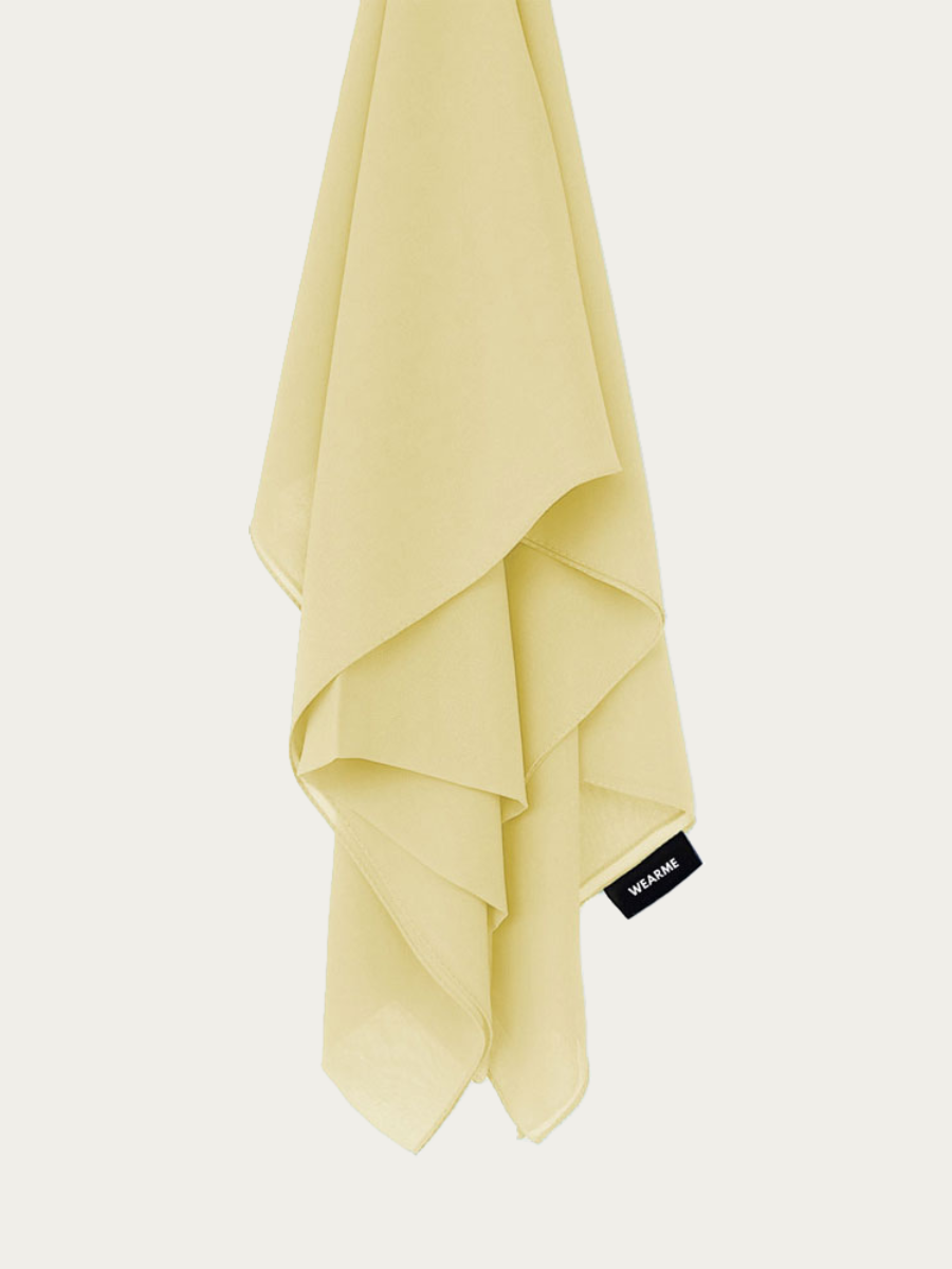 Chiffon Hijab - Yellow